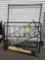 For sized steel bedframe, dented and damaged