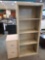 Two drawer file cabinet, steel shelf