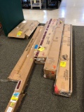 Assorted bed rails, foot boards
