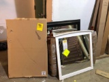 Mirrors, twin head and foot boards