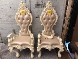 Very ornate bedroom chairs