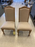 (2) Coaster Upholstered Dining Chairs