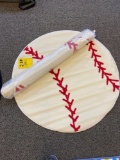 (2) Baseball Rugs