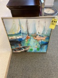 Sail Boat Framed Picture