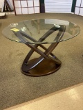 Glass Top Entry Table