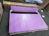 Complete full size purple bed frame