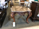 ACME marble top lamp table