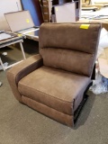 Power recliner sectional end, incomplete