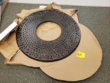 Metal round table top only