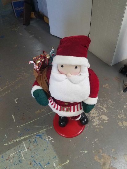 Plush santa figure 36 inches tall