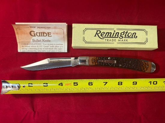 1992 Remington Guide #R-1253 bullet knife.
