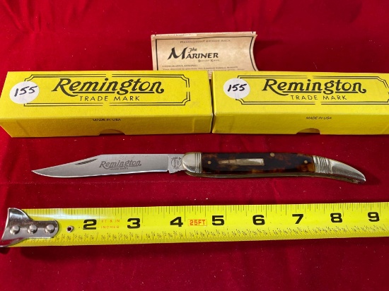 (2) 2001 Remington Mariner #R1615T limited edition bullet knives, MIB. Bid x2.