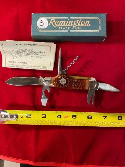 1996 Remington Trailhand #R3843 bullet knife, limited edition.