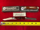 (2) 1997 Remington Lumber-Jack #R4468 limited edition bullet knives, MIB.