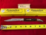 (2) 2001 Remington Mariner #R1615T limited edition bullet knives, MIB. Bid x2.