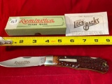 1984 Remington Lock-Back #R 1303 bullet knife, MIB.