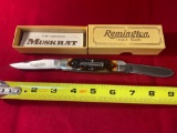1988 Remington Muskrat #R-4466 bullet knife, MIB.