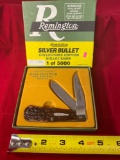 1991 Remington Mini-Trapper #R-1178 SB silver bullet knife, MIB.