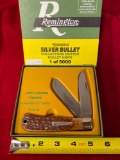 1989 Remington Trapper #R-1128 SB silver bullet knife, MIB.