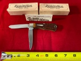 (2) 1983 Remington Baby Bullet #R-1173 special edition knives, MIB. Bid x2.