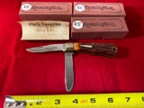 (3) Remington Mini-Trapper special edition bullet knives, MIB. Bid x3.