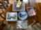 Group of Thomas Kinkade framed small prints, collector plates and plaques