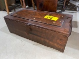 Early small wood trunk 22 inches wide