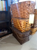 (3) picnic baskets
