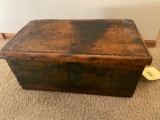 Old wooden tool box, 21