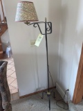 Wrought iron style floor lamp, 63