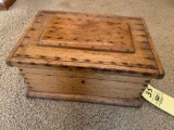 Wooden tool box.