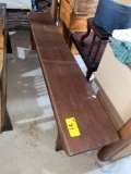Early single plank bench 66 inches long