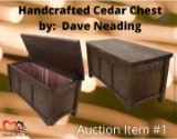 Premier Item 1 Handcrafted Cedar Chest by Dave Neading. valued at $800