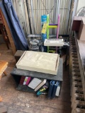 Vacuum and Attachments, TV Stand, Binders, Shredder