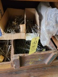 Crates of Peg Board Hangers