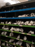 Shelving Unit with PVC Fittings