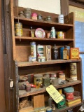 Vintage Shelf and Tins