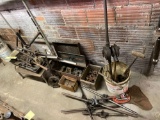 Large Lot of Pipe Threading Tools