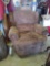 Floral Upholstered Recliner