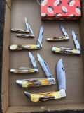 8 Case Razors Edge knives