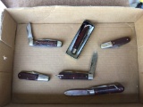 Box lot of knives