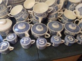 Large Lot of Currier and Ives Dinnerware