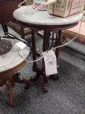 Marble Top End Stand