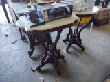 2 Marble Top Stands