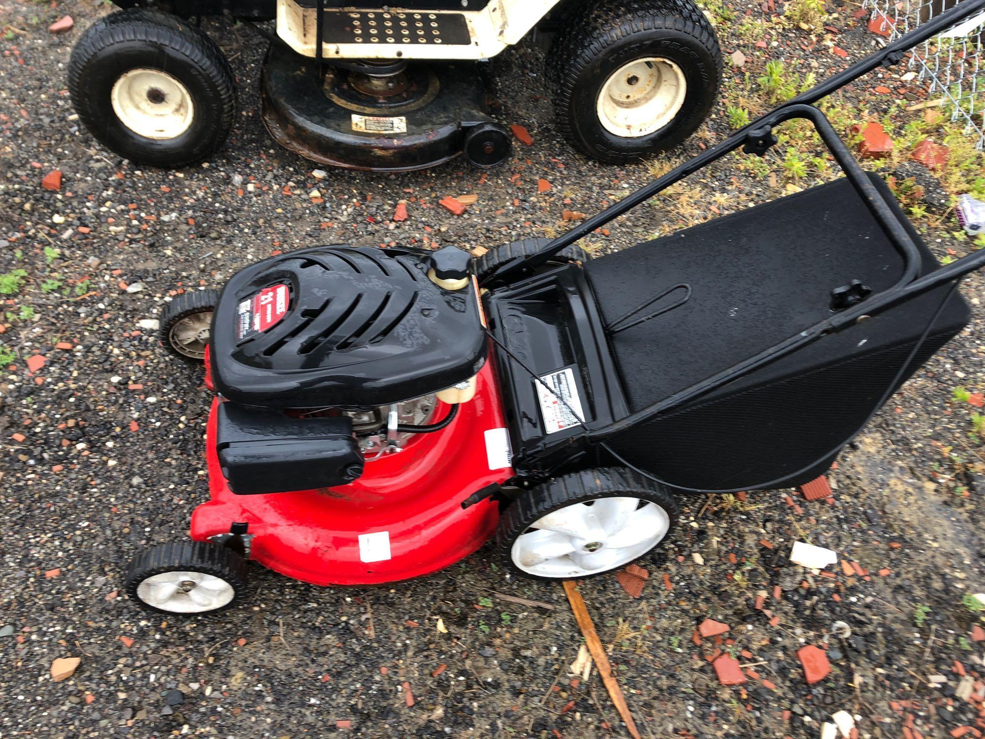 Huskee push lawn mower sale