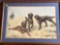 Blinks '95 signed hunting dogs print, 29