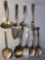 (9) Assorted pcs. silverplate.