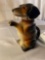 Erphila Germany dog figure teapot, 8 1/2