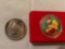 (2) One ounce .999 silver medals (Good Luck Horseshoe, 1994 Santa). Bid times two.