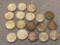 (18) Australia & Nederland Indie 1/10 G coins, 1942 & 1943 dates.